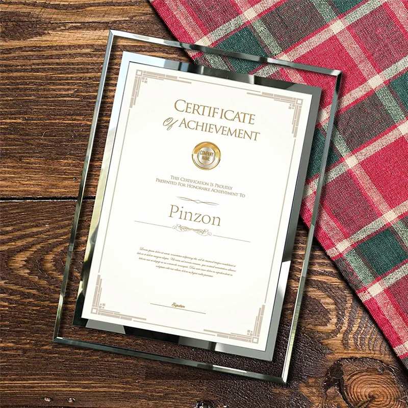 certificate diploma frame glass beautiful photo frames for table top display custom