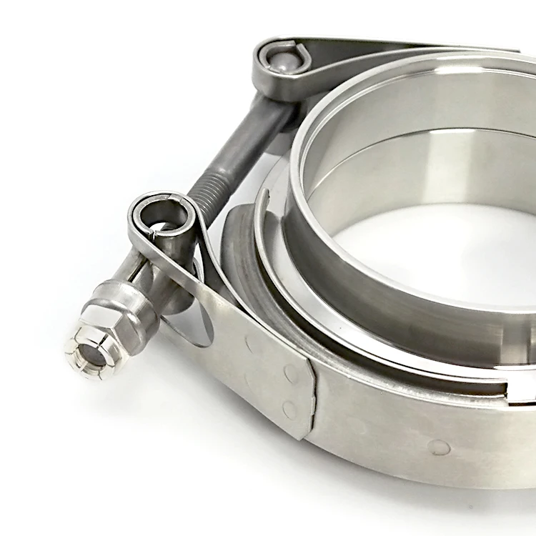 Customized Automotive Exhaust Pipe Clamp Kits Stainless Steel V Band Clamps