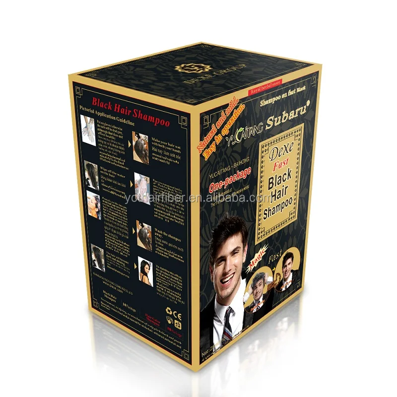 DEXE Original Subaru Black Hair Shampoo Magic Hair Dye Make Hair Black in 5Mins