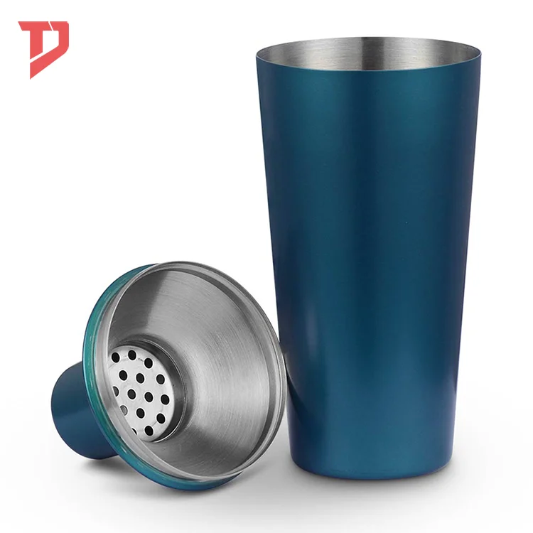 Барный инструмент 500 мл с логотипом под заказ медная Золотая бутылка из нержавеющей стали шейкер для коктейлей