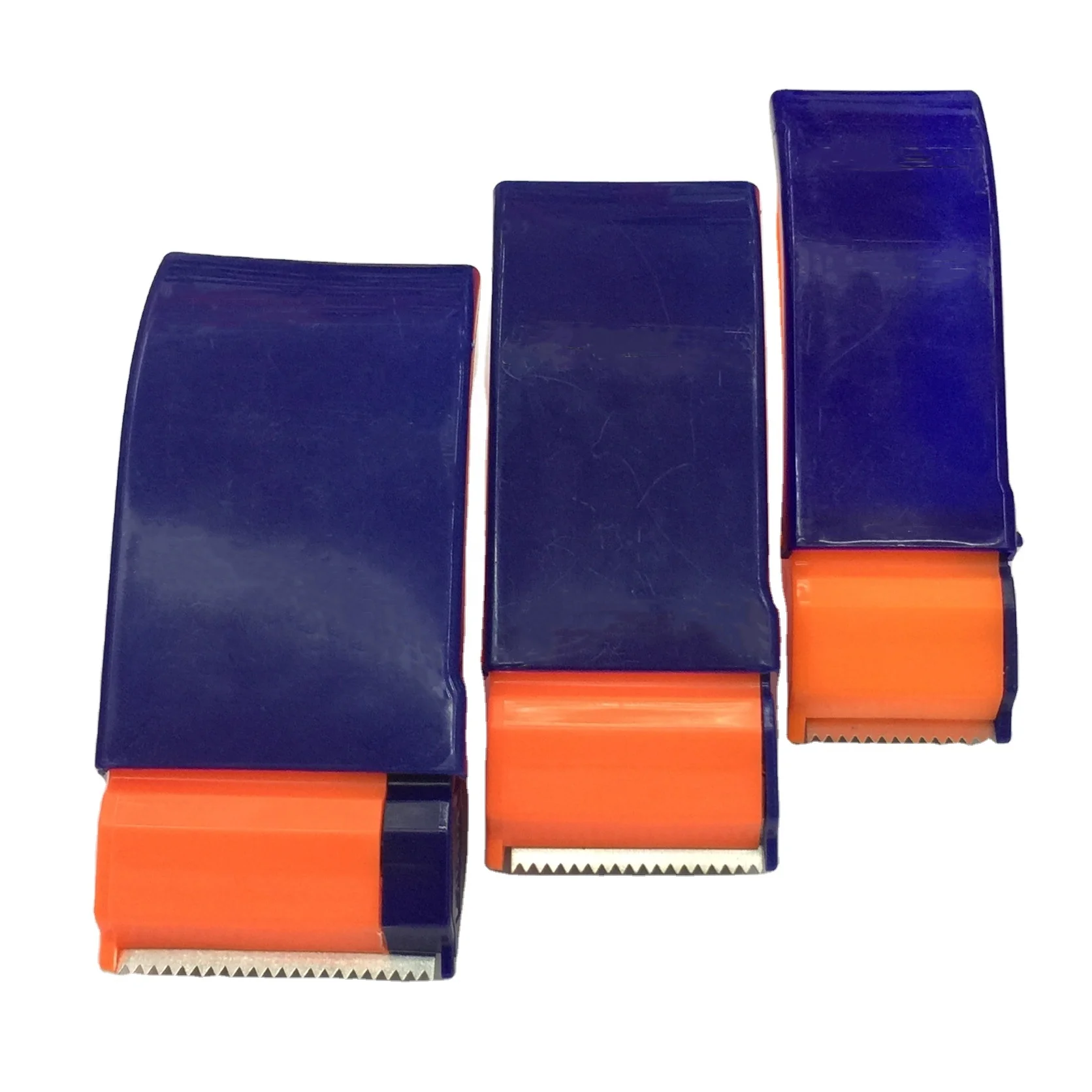 good price 2.5 inches plastic adhesive tape sharper blade cutter 60mm good quality wide packing tape dispenser