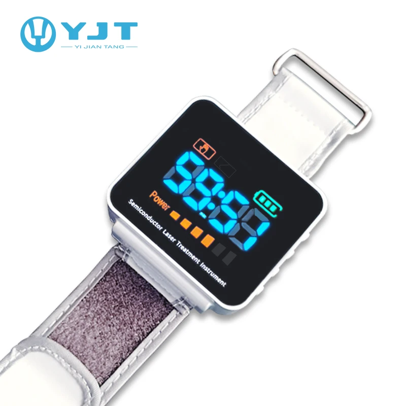 Latest Invention laser wrist watch 650nm Therapy High Blood Pressure rhinitis Watch