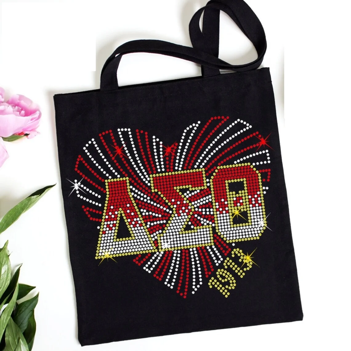 Custom Wholesale oes Eastern Star Rhinestone Transfer  Design iron on Bling Rhinestone Iron Heat Transfer Hotfix Ready to Press