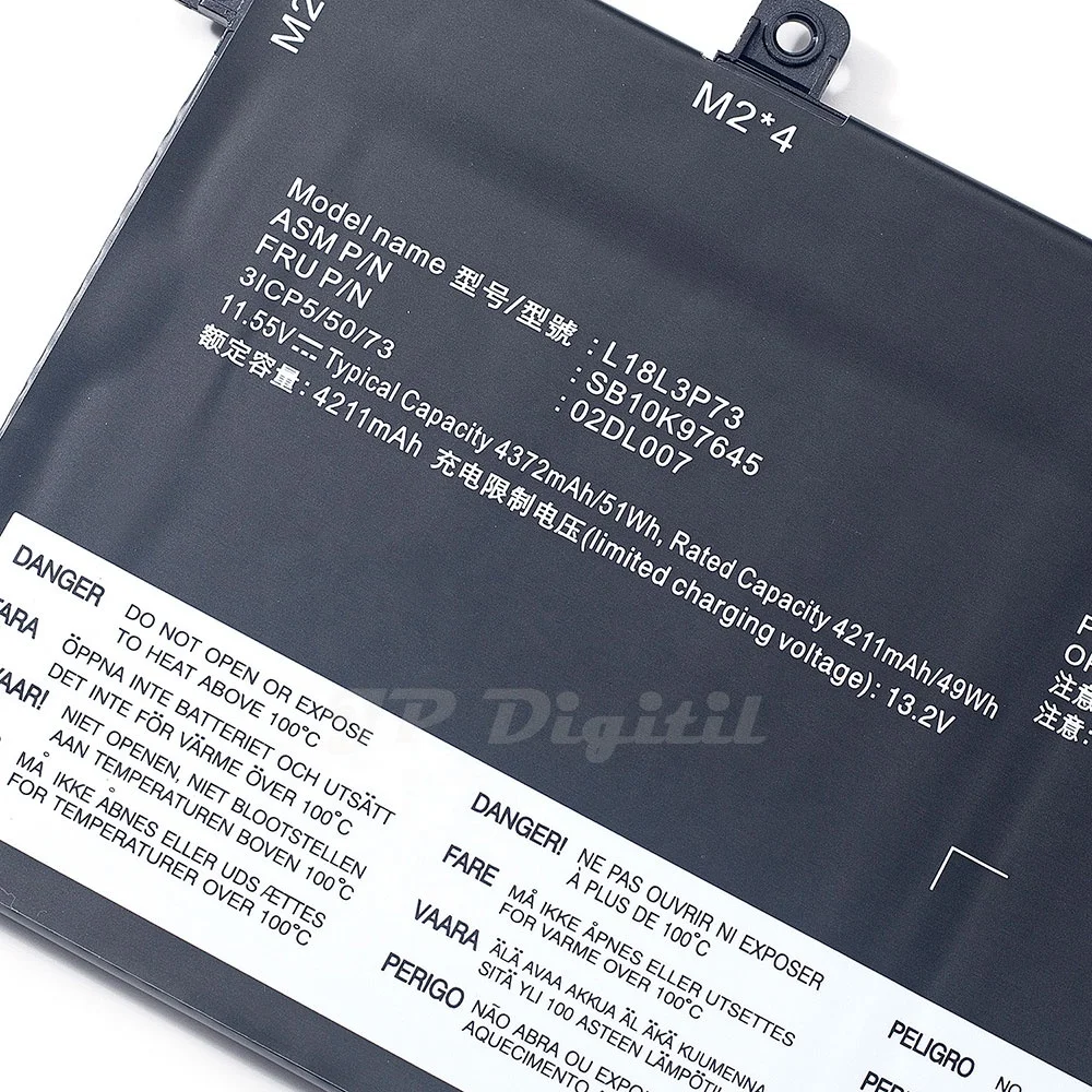 L18M3P72 L18L3P72 L18S3P72 L18L3P73 батарея для ноутбука Lenovo ThinkPad X13 Yoga Gen 1 X390 аккумуляторная