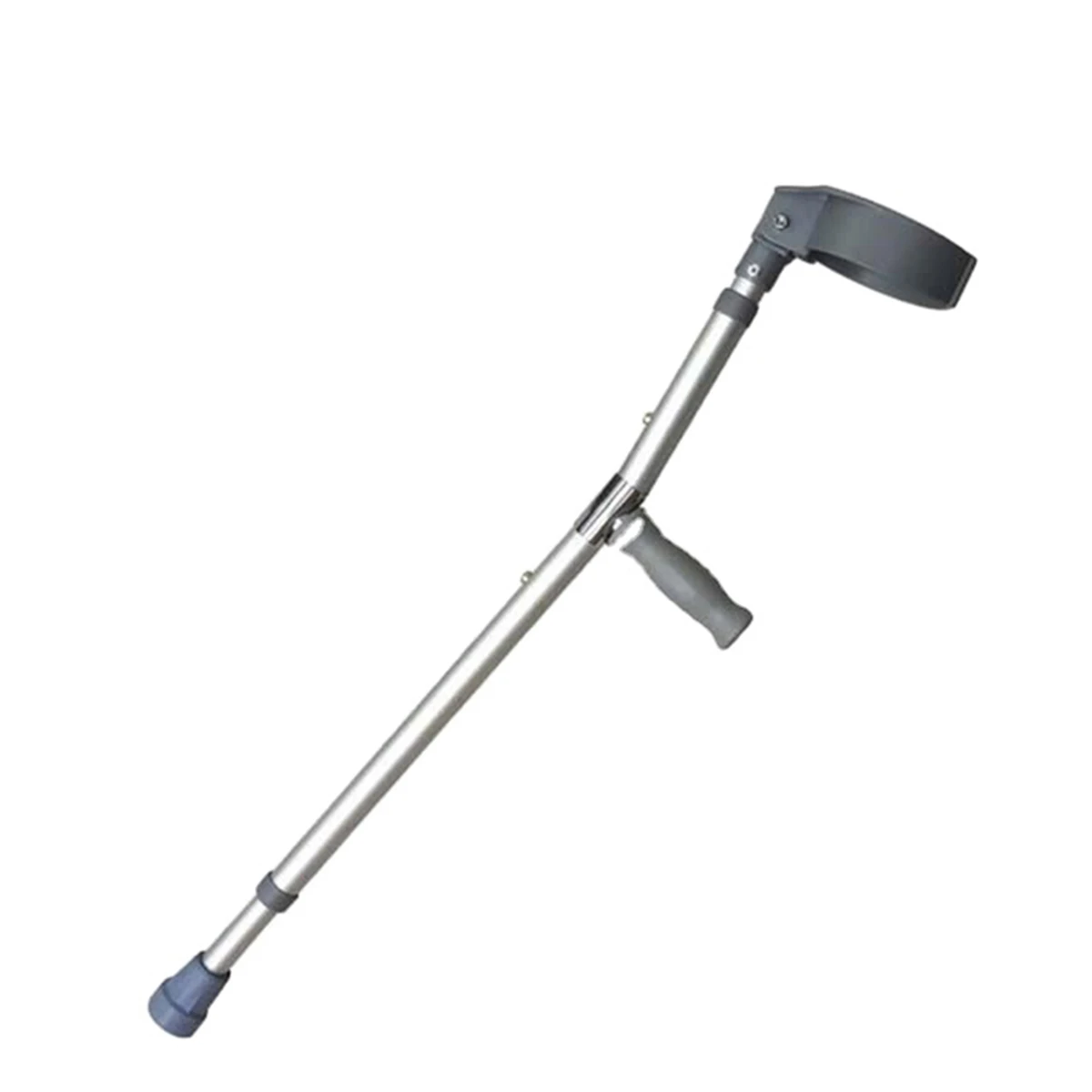 Medically adjustable aluminum forearm walking elbow crutches