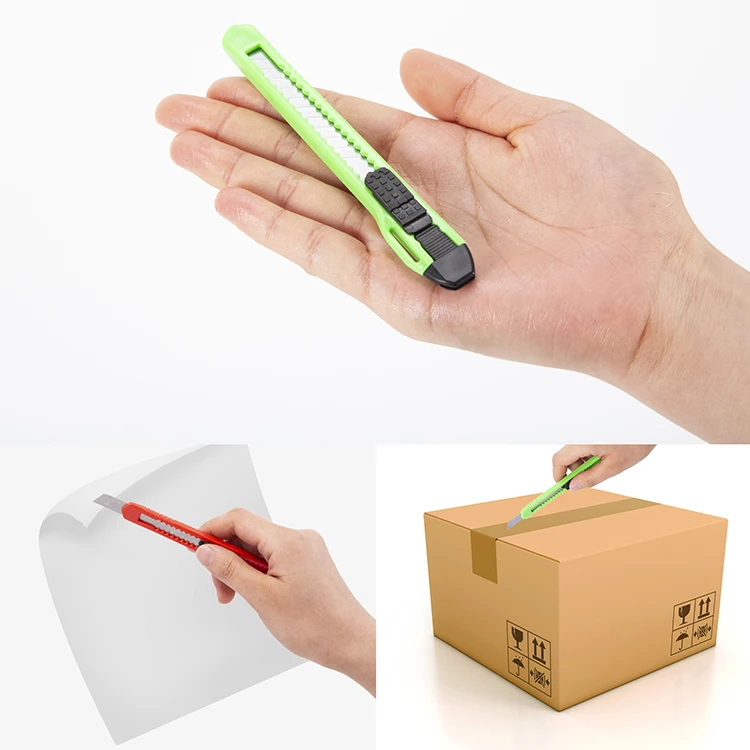 Hot Sale Cheap Plastic Snap Off Retractable Wallpaper Cutter Utility Knife
