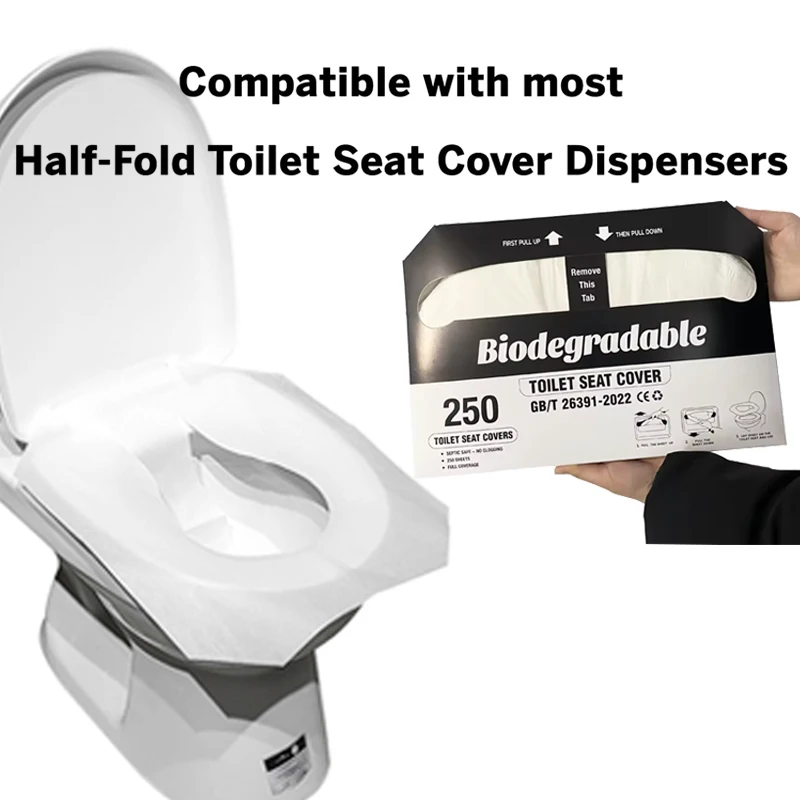 OEM flushable toilet seat cover paper toilet disposable seat cover