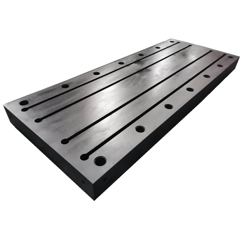 durable and stability precision cast iron t slot surface plate
