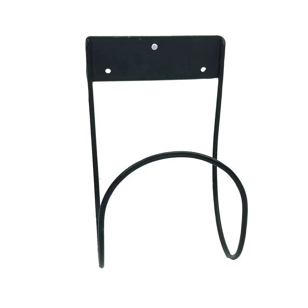 Household portable and simple metal wall hanging hose storage rack multi-functional hook for hose storage and finishing