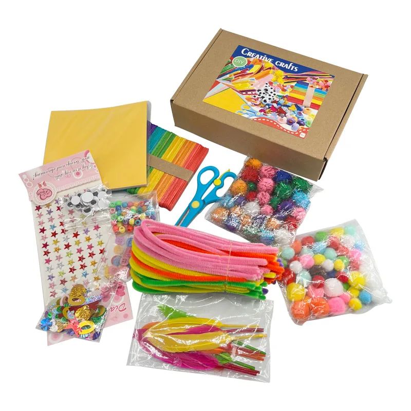 Arts, Crafts  & DIY Toys Creative Products Pipe Cleaners Craft Kit for Kids DIY