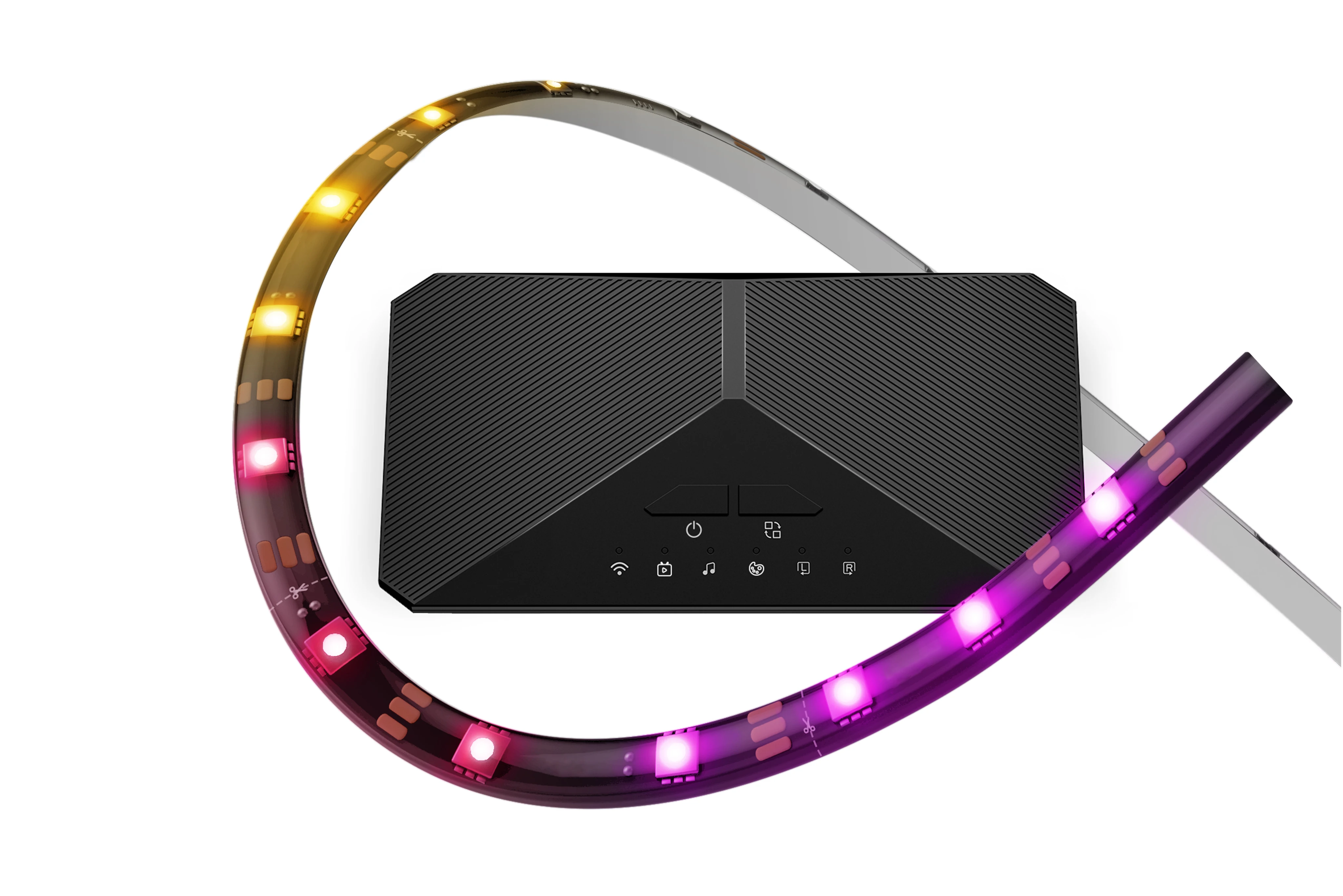 New Lytmi Brightstart Kit L2 Sync Box  Work with Alexa Google Assistant 75-84 Inch TVs App Control LED TV Backlight Strip Light