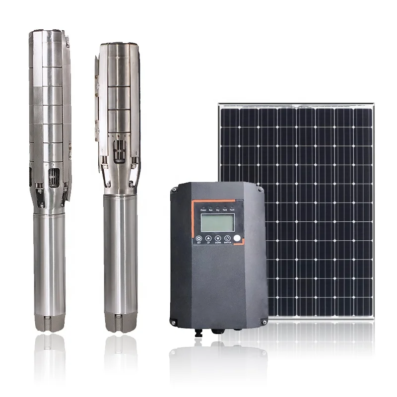 Deep Well Submersible Solar Pump Solar Water Pumping System 0.3-5hp Domestic / Agriculture / irrigation use