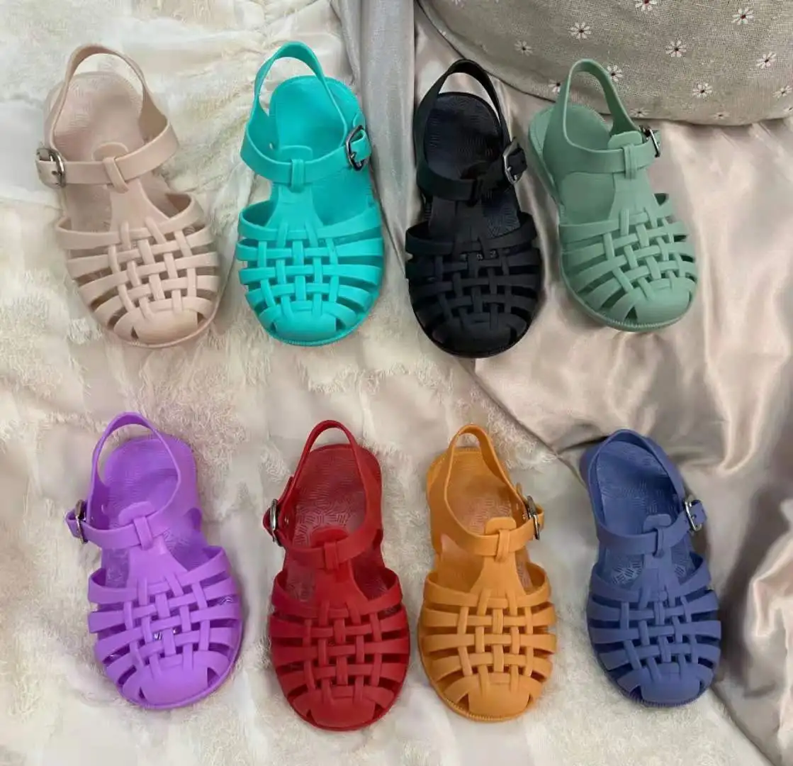 2022 Colorful Casual Toddler Soft Sandal Newest Colorful Classics Girls Jelly Shoes For Children