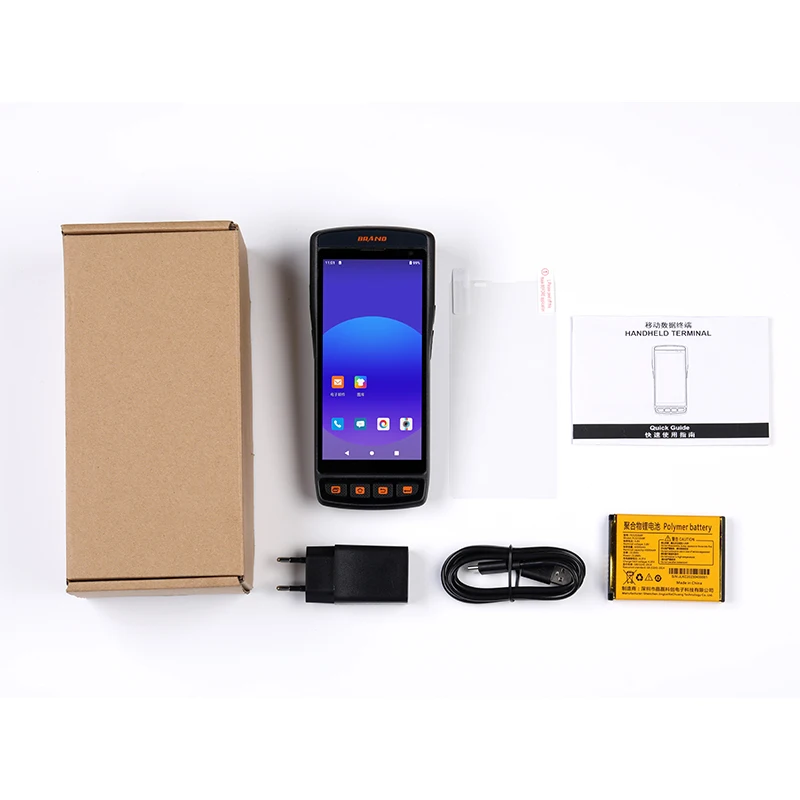 5 дюймов Android 11 0 Прочный POS 3 + 32 ГБ памяти 4 г WIFI GPS NFC портативный принтер Pda с IP65 Водонепроницаемый V800