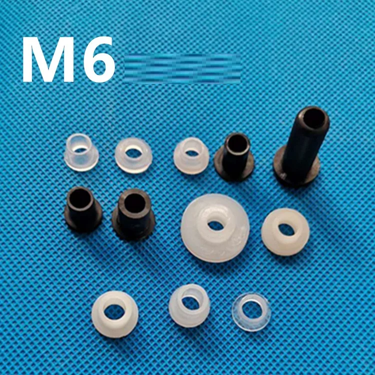 sleeve  plastic bearing sleeve nylon shaft grommet shoulder washer Plastic sealing gasket M6