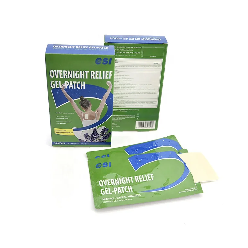 CSI Custom Menthol Calming Lavender Overnight Backache Muscle Pains Cramps Pain Relief Patch
