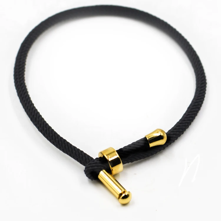 Fashion cord bracelets custom logo 3mm red string lucky bracelet friendship nylon rope adjustable cord bracelet