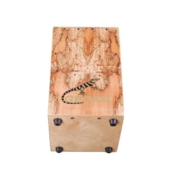 GECKO CS80SM Cajon box drum Children mini steel string natural Spalted Maple Birch wood body Cajon drum for kid toy