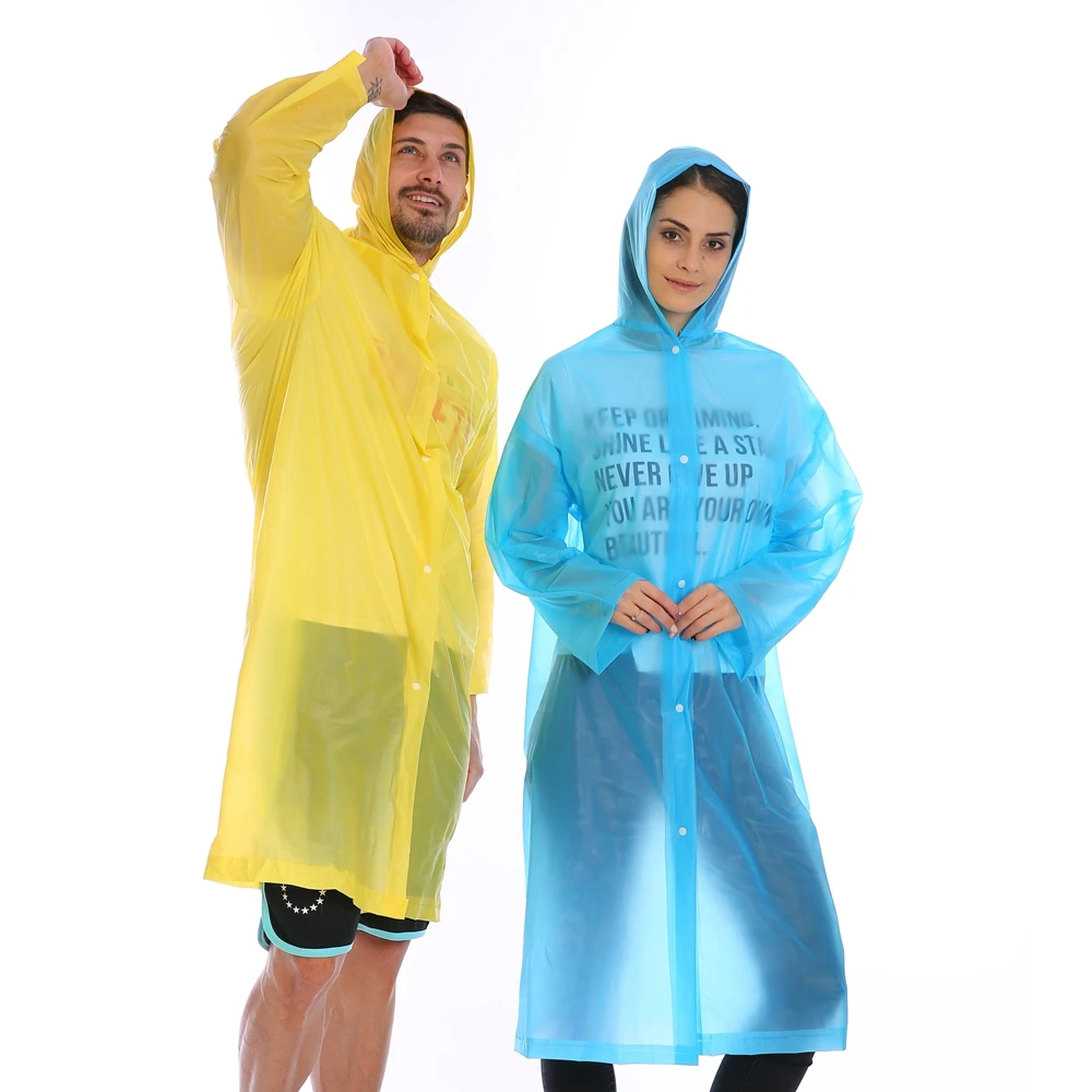 cheap PVC long raincoat waterproof custom full body adult rain coat