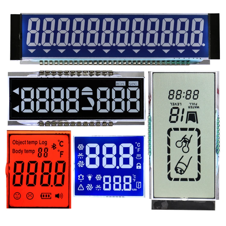 Lcd завод OEM/ODM 7 сегментов пользовательский ЖК-дисплей