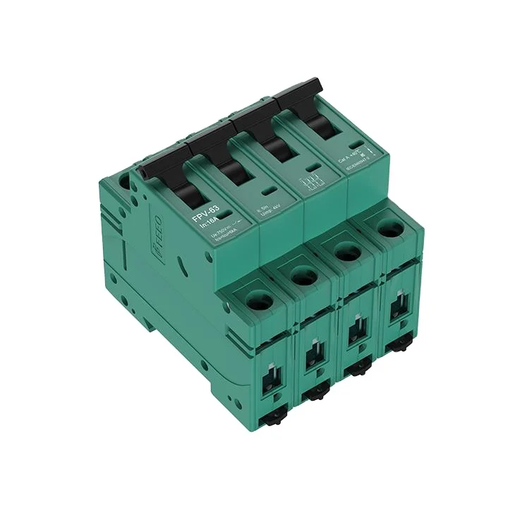 DC circuit breakers mcb prices with new product 35mm din rail 4p breaker