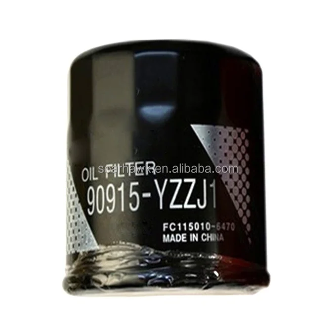Auto Filters Series Auto part accessories Wholesale Supplier Genuine Oil Filter 90915-yzze1   for Toyota