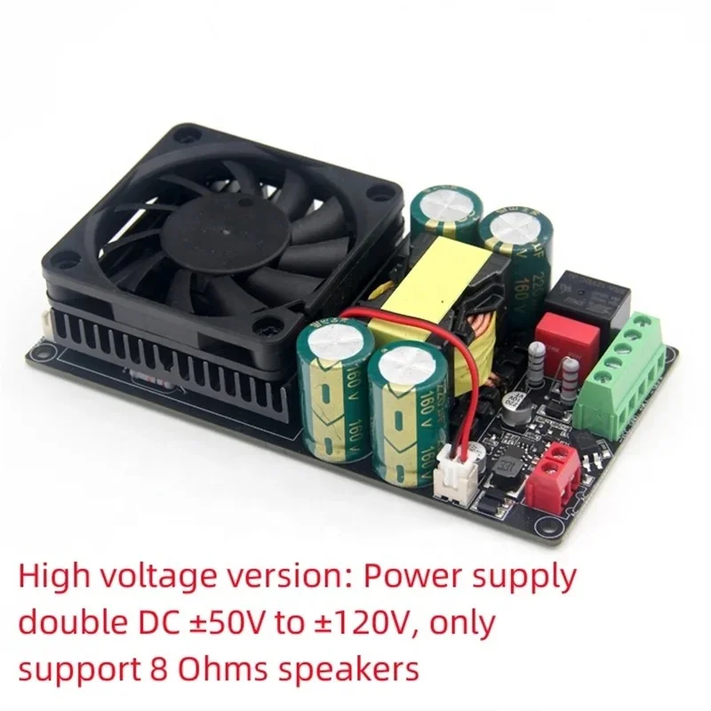 1000W Power Amplifier board Mono Channel Big-power  Mono Stage 1000W Power Amplifier Board Class D HIFI  With Fan