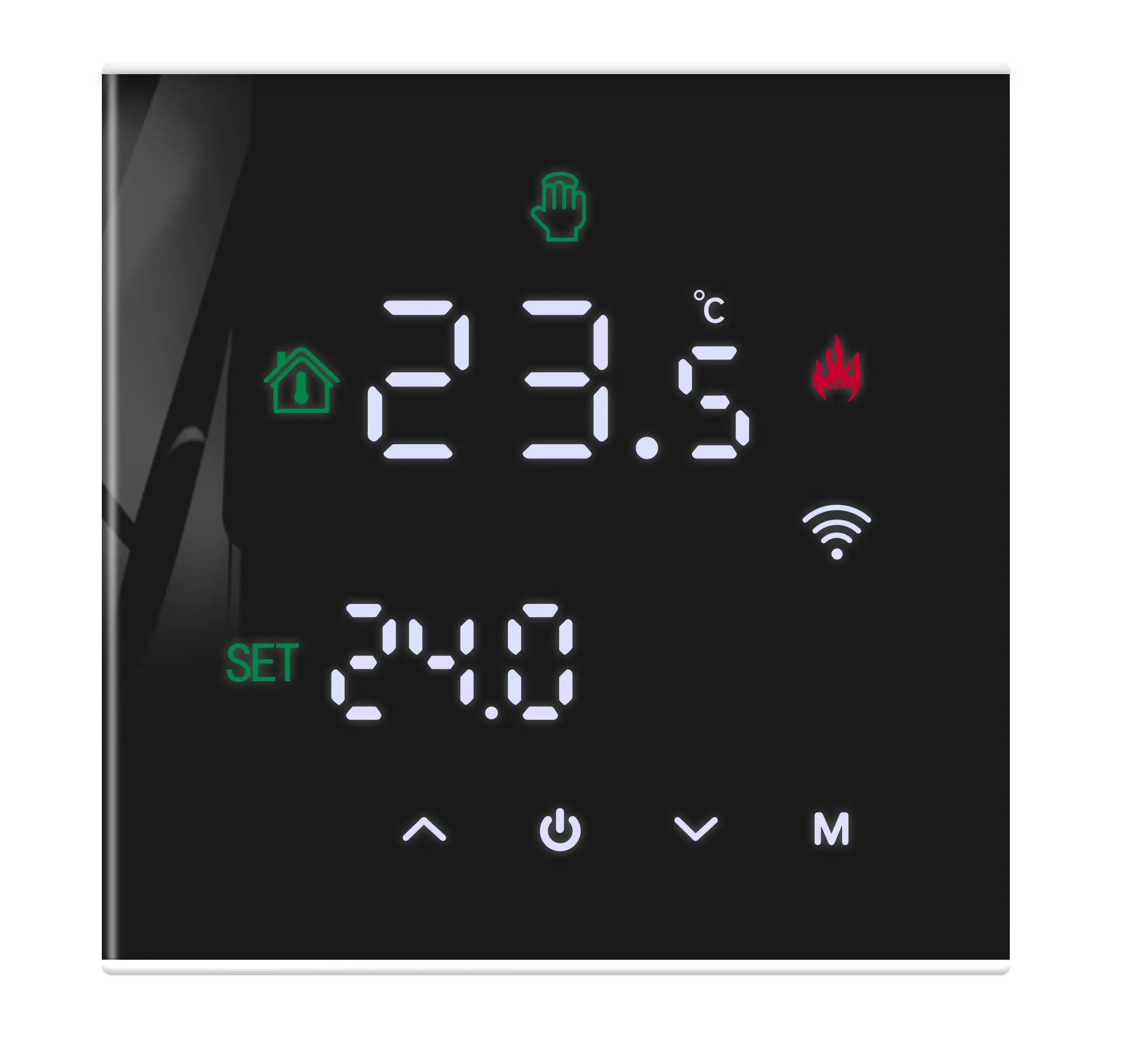 WIFI Touch screen thermostat wholesale room thermostat for floor electric heating water heating