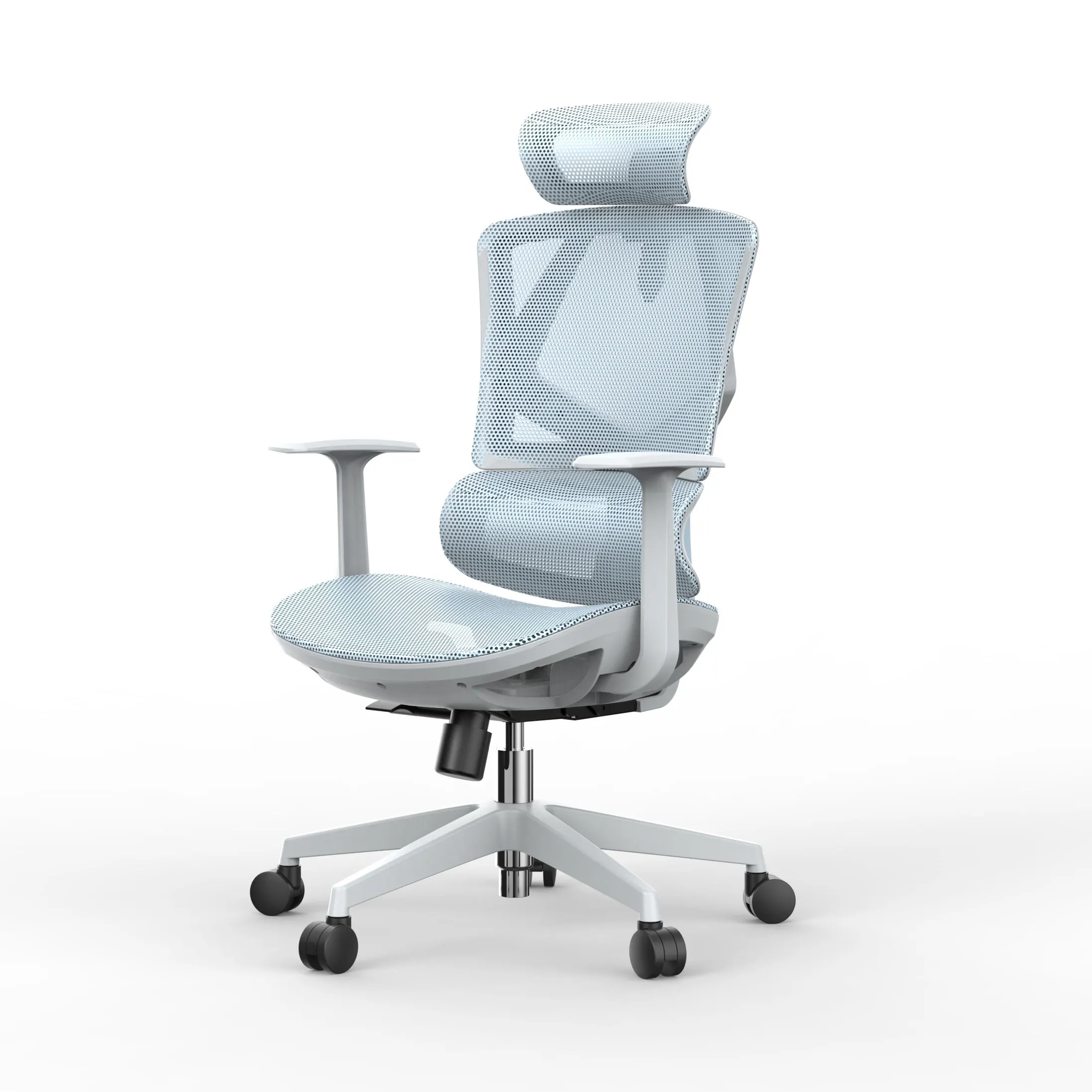 SIHOO M91A blue ergonomic mesh office chair headrest computer