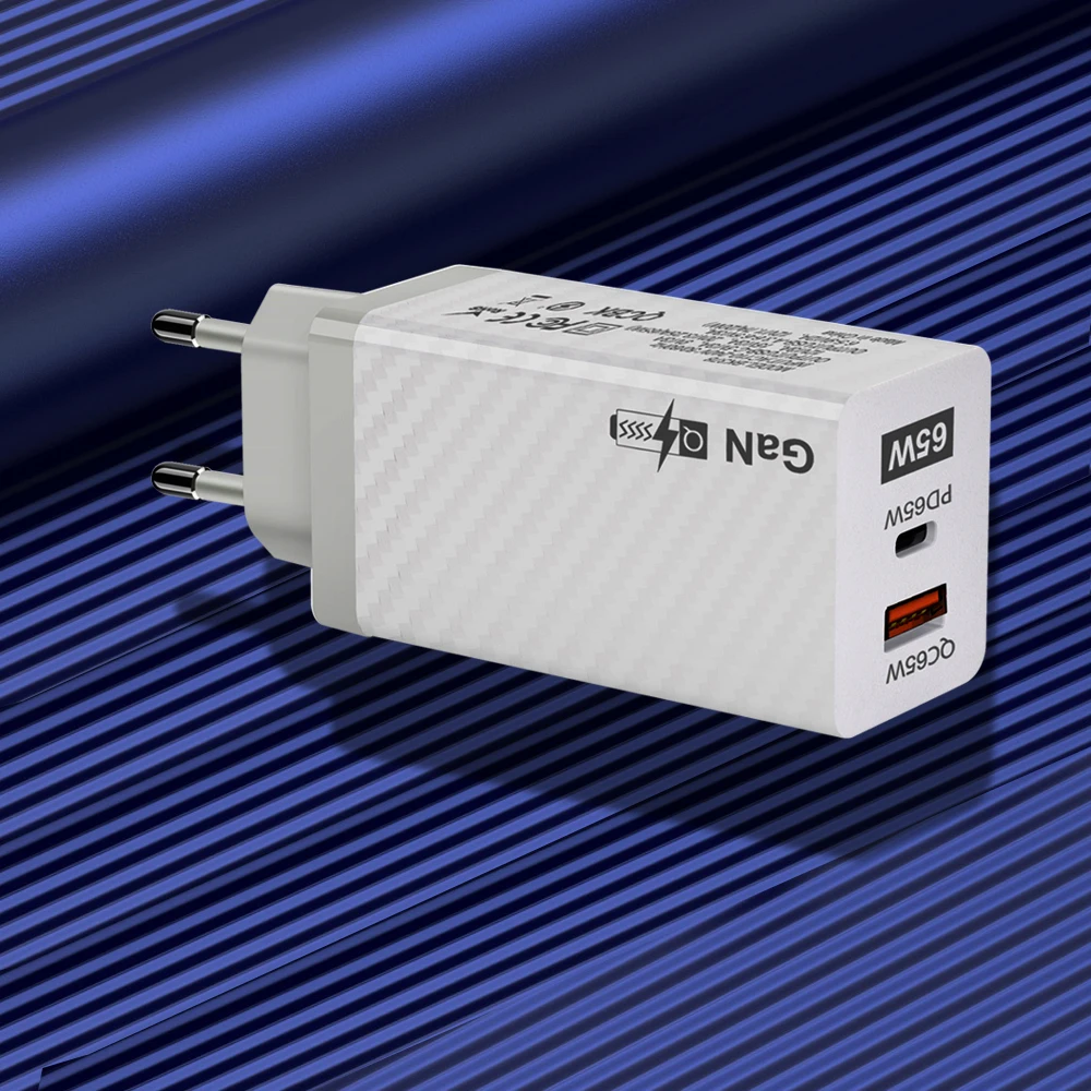 Multi-Protection High-Tech GaN 65W Charger PD pps GaN USB-C Charger for iPhone for Huawei for Samsung S23 Ultra.jpg