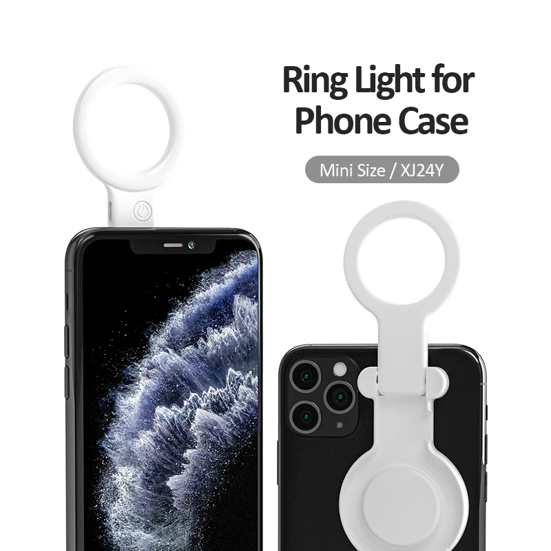 USB Charge Selfie Portable Flash Led Camera Phone Photography Ring Light Enhancing Photography For Phone Case