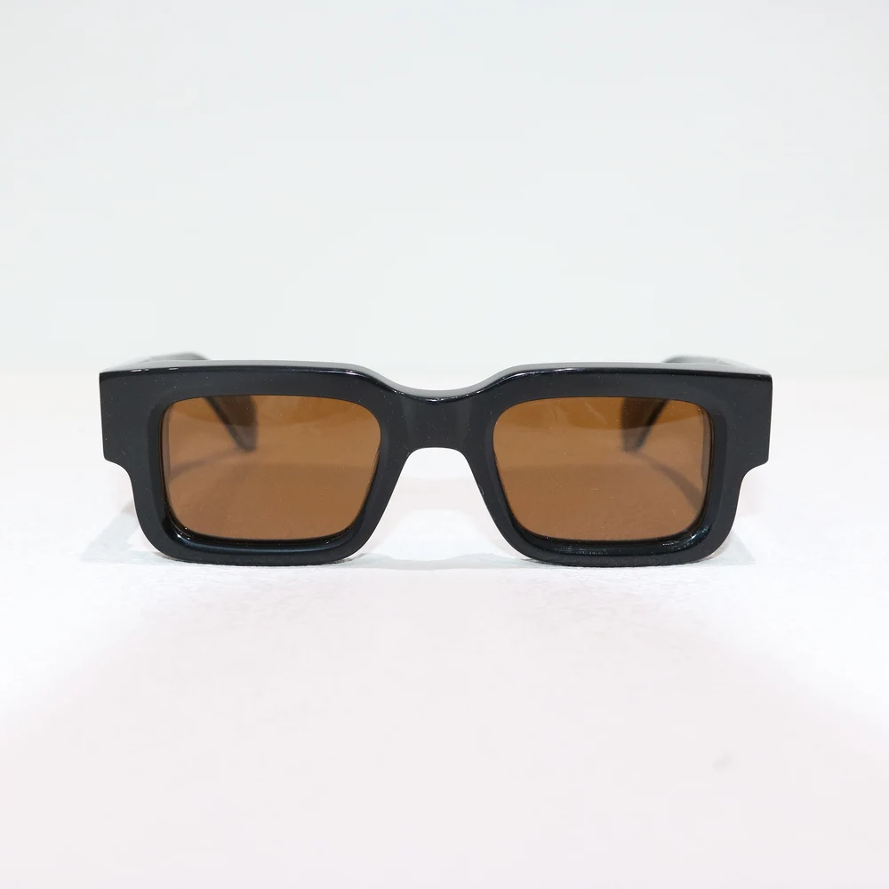 LBAshades 0912 High Quality Polarized Acetate Sunglasses Unisex Custom Logo Luxury Thick Square Frames Rectangle TAC Sun Glasses