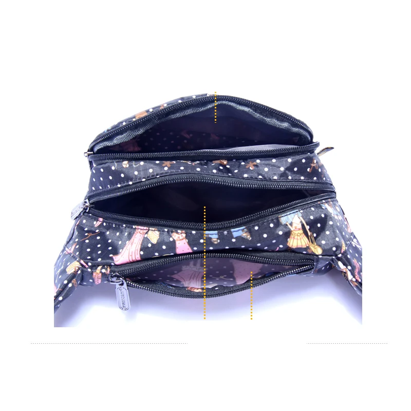 Factory price digital printing polyester waterproof hip bag waist pack lightweight customize fanny pack