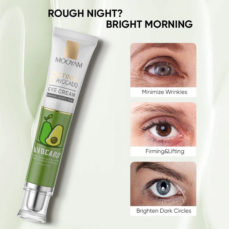 Wholesale Retinol Eye Cream, Reduce Wrinkles Fine Lines Retinol Intense Moisturizing Eye Cream