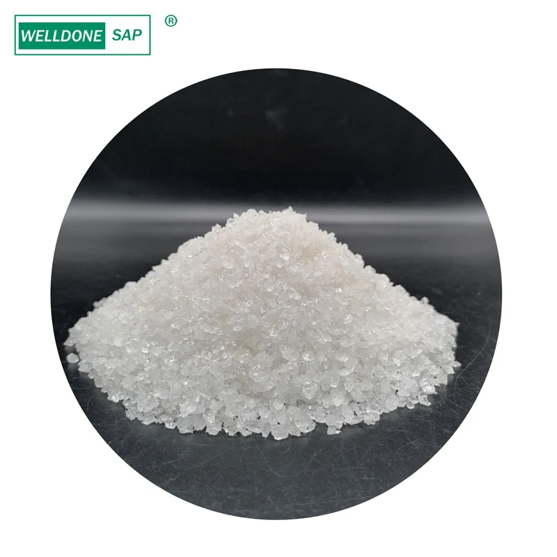 WELLDONE De Potassium Polyacrylate Prix Hydrogel Save Irrigation Manufacturing Potassium Polyacrylate Powder in Bags