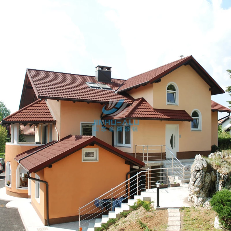 Durable In Severe Weather Metal Roofing Sheets High Quality Stone Coated Metal Roof Tiles