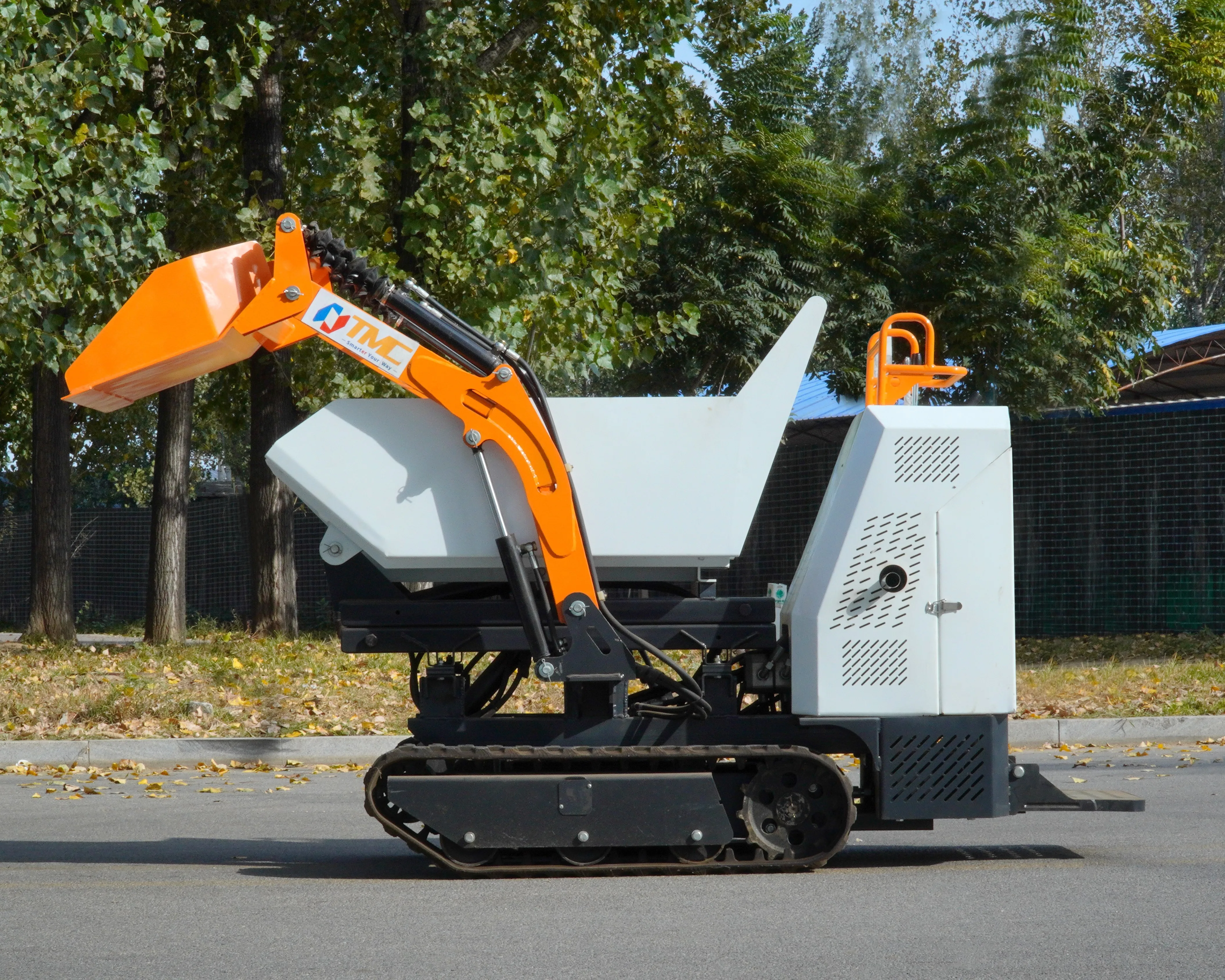 2024 New Mini Dumper Truck Hydraulic Lifting Crawler Dumper Truck 500kg1000kg Mini Dumper Truck