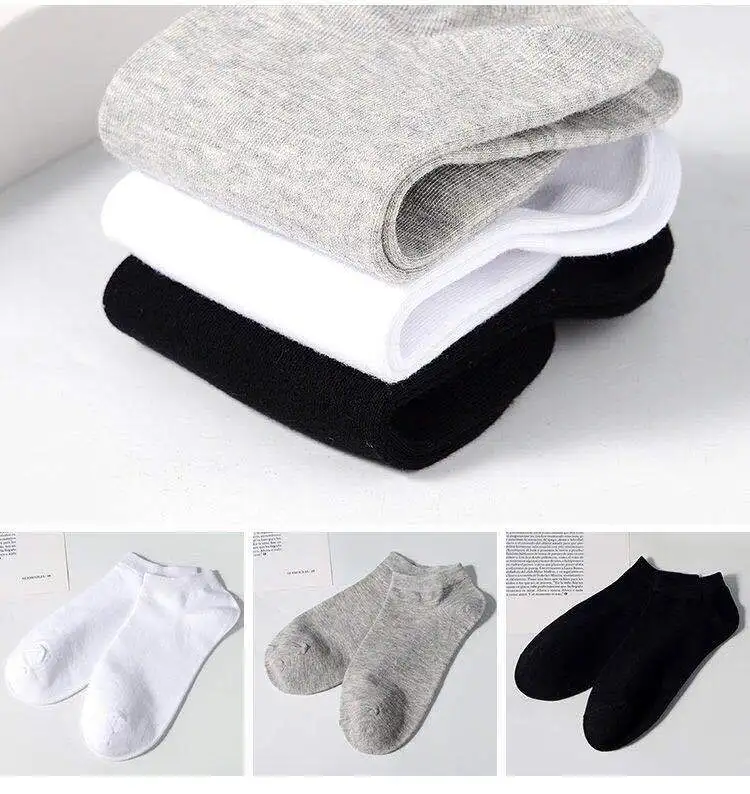 Wholesale Cheapest Cotton Socks Men Absorbent Low Cut Ankle Socks
