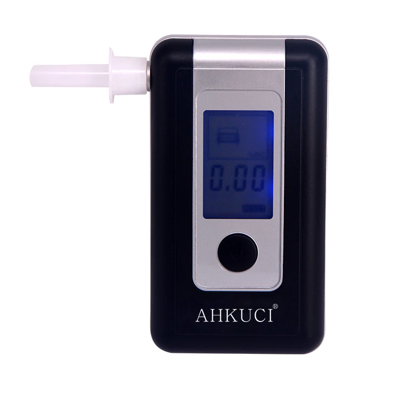 Ahkuci New upgrade Analyzer Fuel Cell  Breathalyzer Alcohol Breath Tester AT-6001F for driving