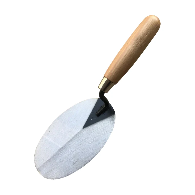 Durable Construction Round Bricklayer Trowel With Wood Handle