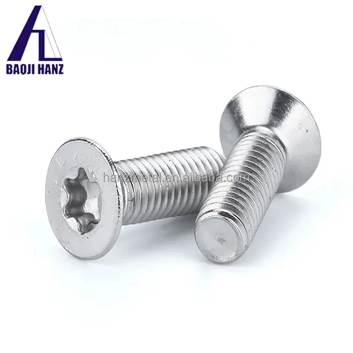 titanium m3 10mm torx countersunk screw colored