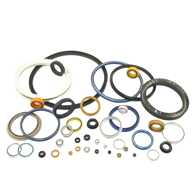 DLSEALS Good resistance 55*46*3.53 V-spring spring energized PTFE seals