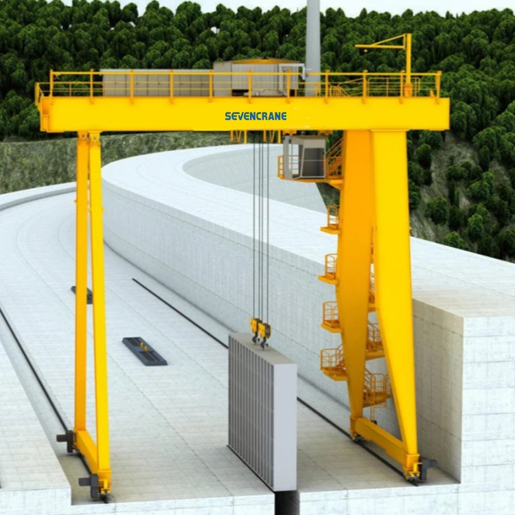winch trolley gantry crane 30 ton 20 ton girder rubber tired compact 10000 kg gantry crane 200 500t