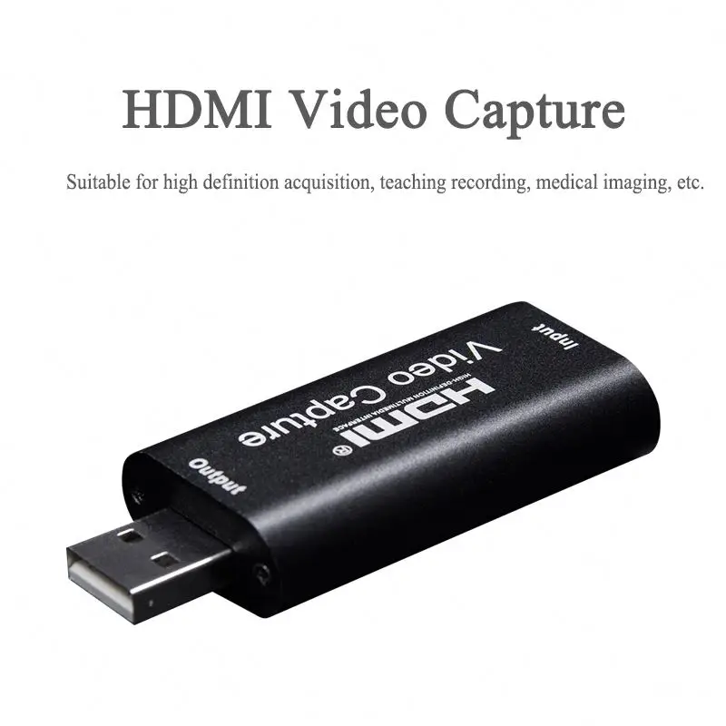 Видеозахват HD 3840x2160 @ 30 Гц для онлайн-игр потоковой передачи USB2.0 совместимое с Windows Android MacOS VLC OBS