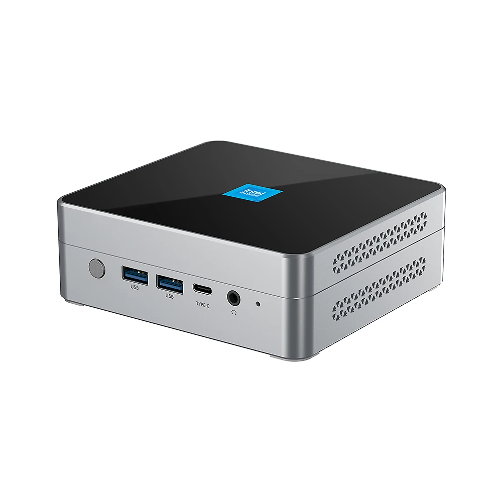 High Performance Tiny Mini PC I-Ntel I3 N300 8 Cores 8 Threads 1.8Ghz Up To 3.4Ghz  DDR5  M.2 Pice3.0*4 Nvme Fan PC