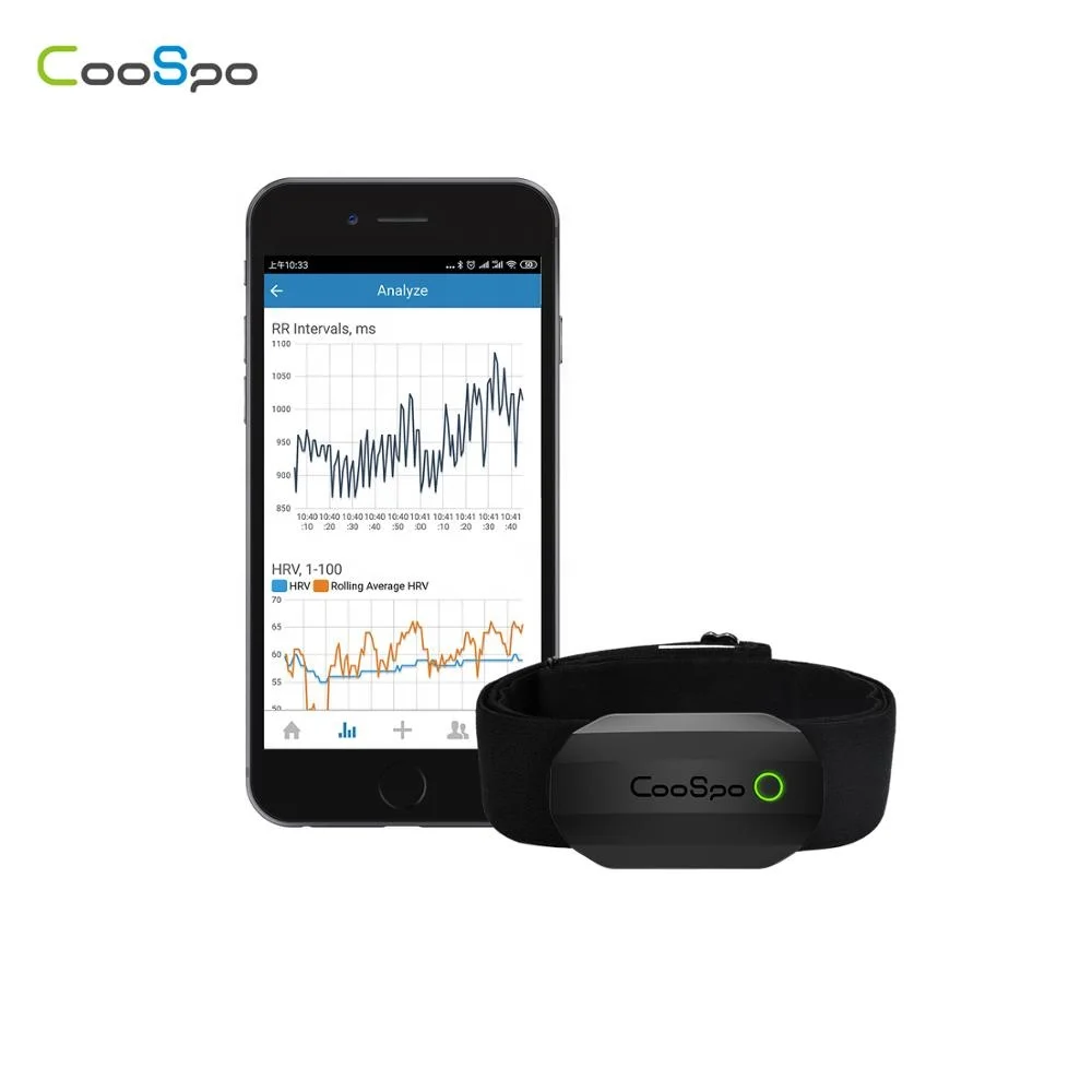 COOSPO h808s Bluetooth Heart Rate Monitor Chest Strap for Cycling