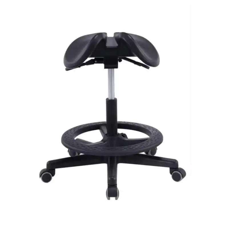 Ergonomic Dental Chair with Adjustable Backrest for Hospitals Aluminum Alloy Dental Chairs Dentist Stool Saddle Seat Chair