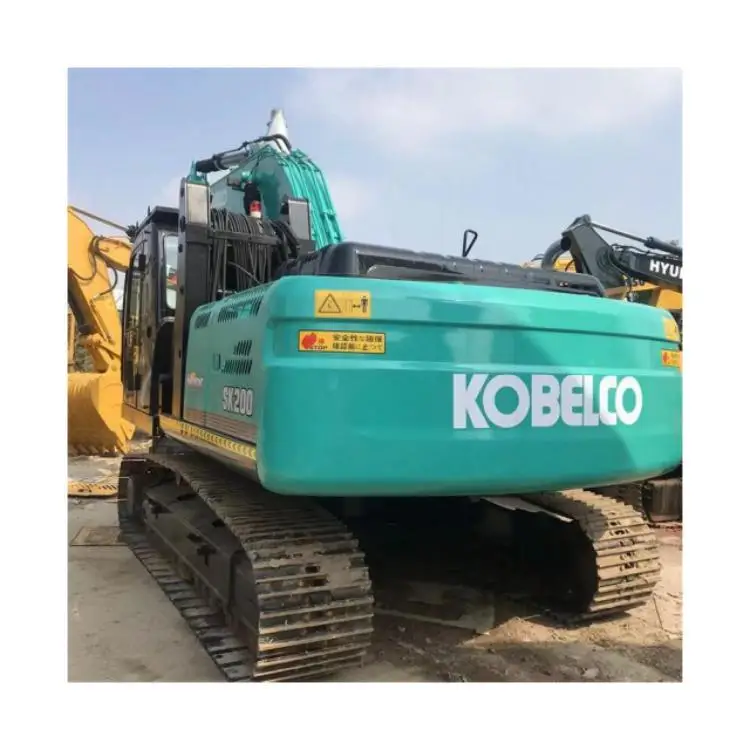 Японский оригинальный подержанный экскаватор 200 Kobelco Большой Гусеничный Экскаватор 20 тонн SK200 с простой операцией на продажу