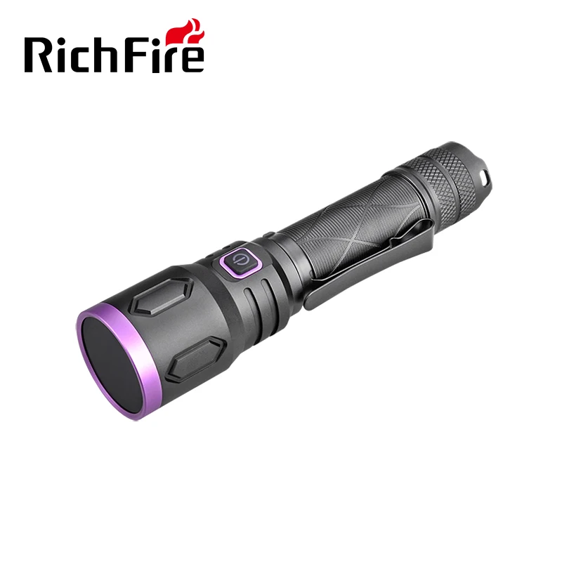 USB-C New forensic 8w 365nm nichia blacklight multi wavelength LED UV flashlight