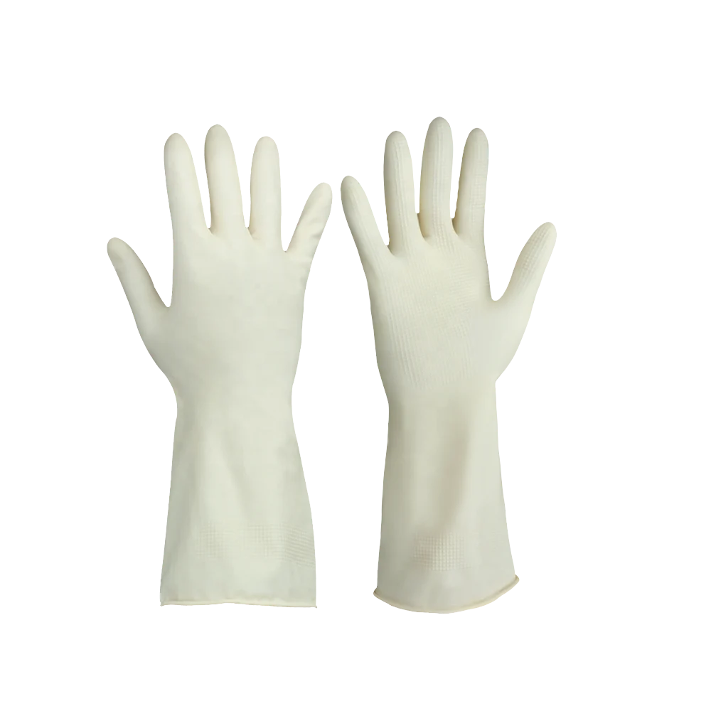 Manufacturing Nature household latex Rubber Unlined  Kitchen food contact Gloves